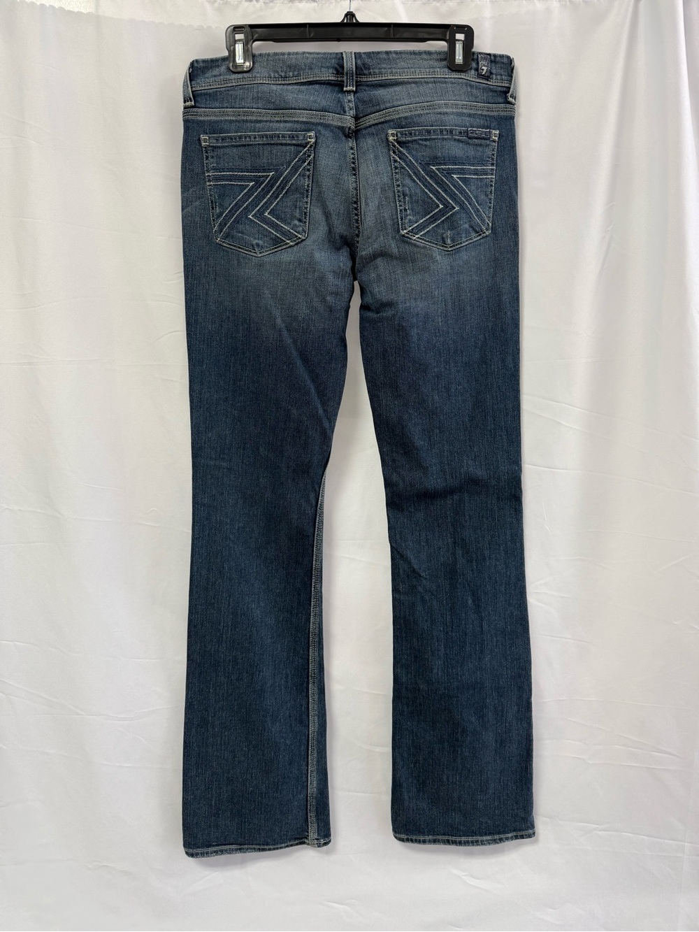 Vintage Y2K 7 for all Mankind Flynt Bootcut Jeans Low Rise Medium Wash Size 29